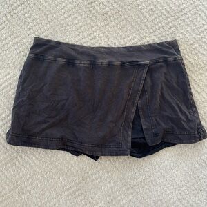 Free peoples slit skirt in black